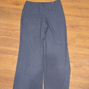 Style & Company Wide-Leg Trousers Gray Size 14